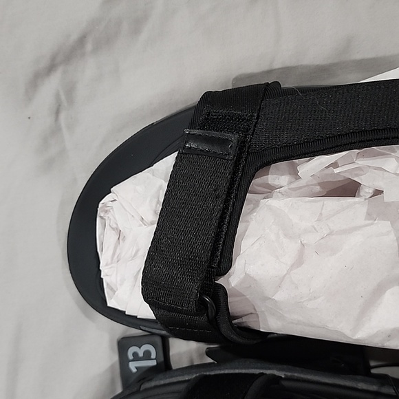 NWT men sandals size 13 black - Picture 6 of 9